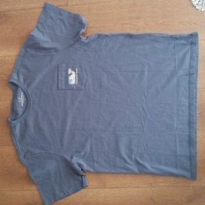 Vineyard Vines Whale logo T-shirt, size L , like new condition, faded bl…
